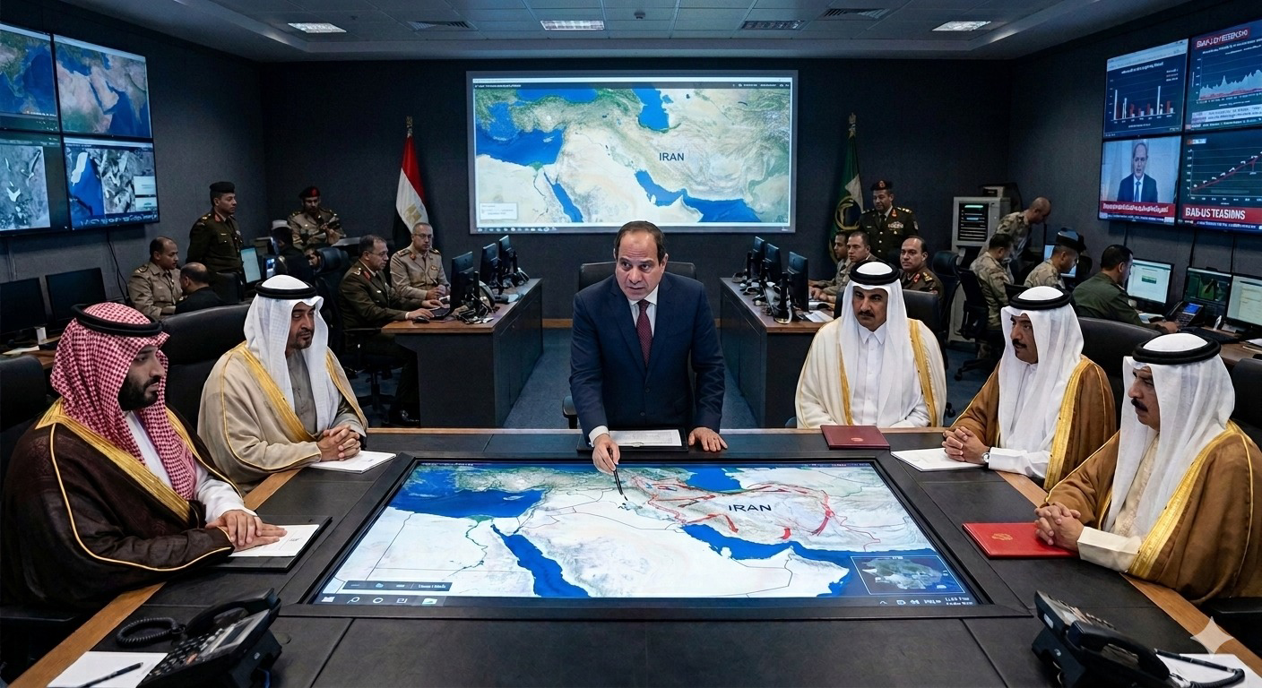 مصر تتحرك لاحتواء التصعيد.. تحذير من مؤامرة لضرب علاقات القاهرة والخليج ورسالة عاجلة لإيران